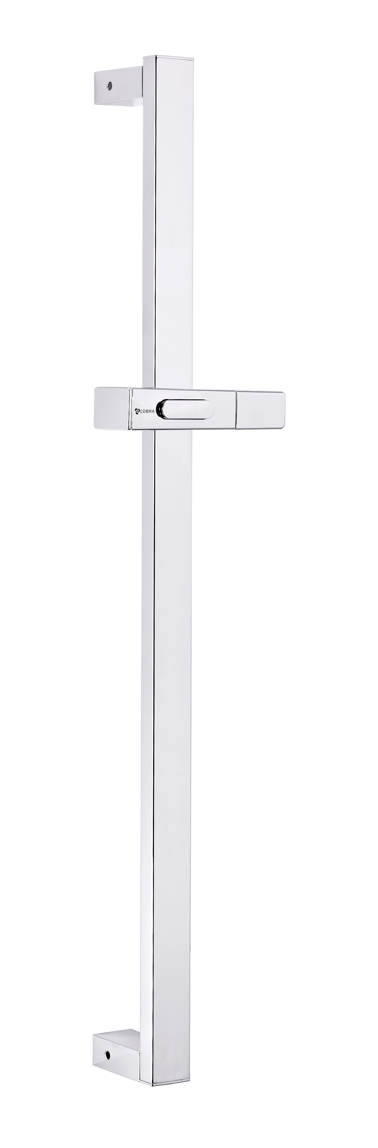 Cobra Arrive Shower Rail & Holder Square 600mm Chrome