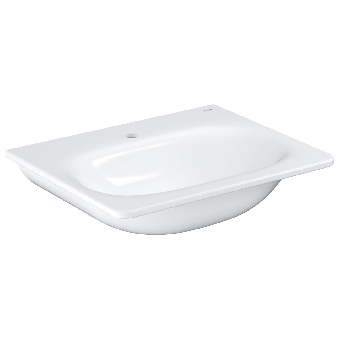 Grohe Essence Wash Basin 60 Wall Fixings Not Included Alpine White