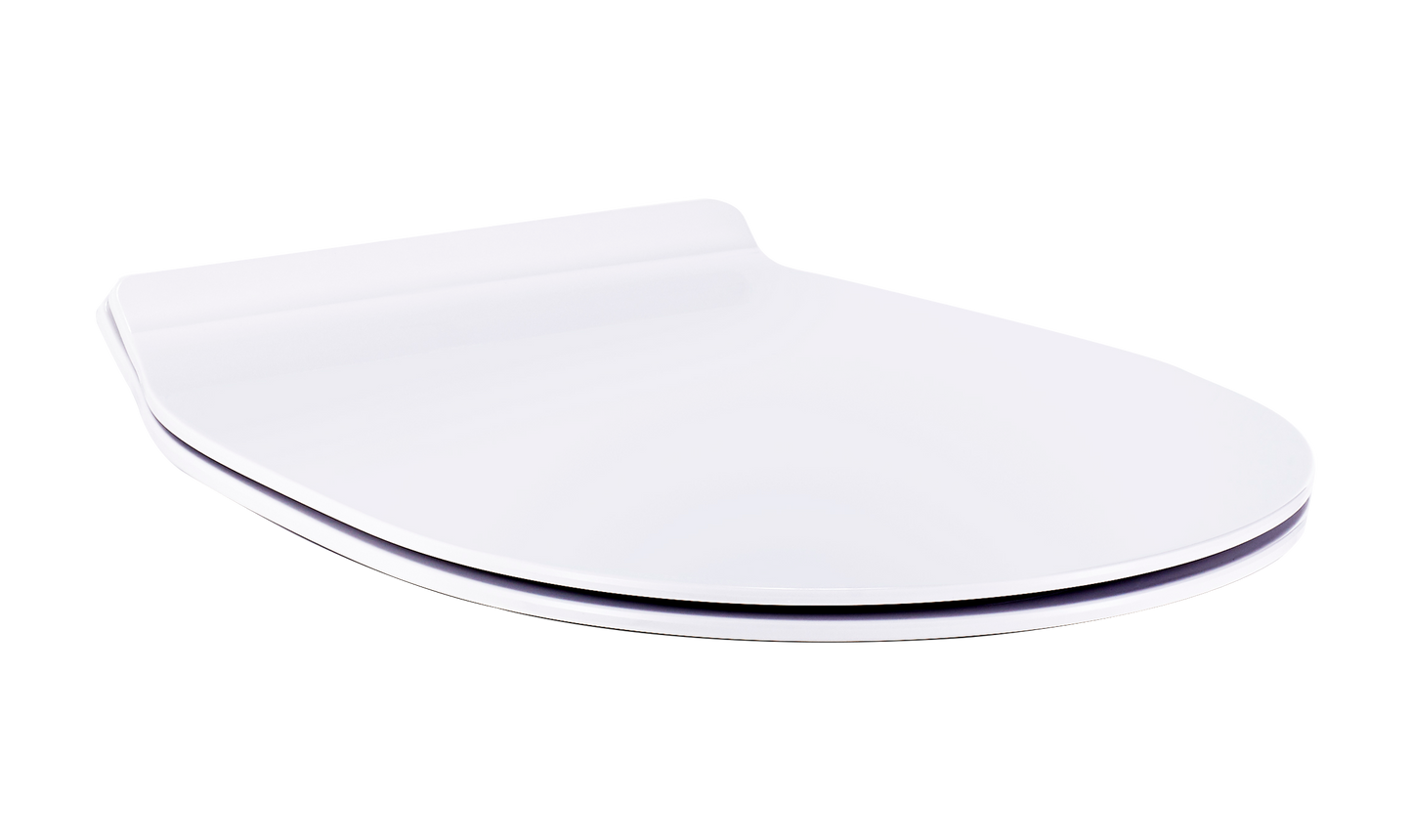 Cobra Arrive Seat For Wall Hung Pan Thermoplastic Soft Close White