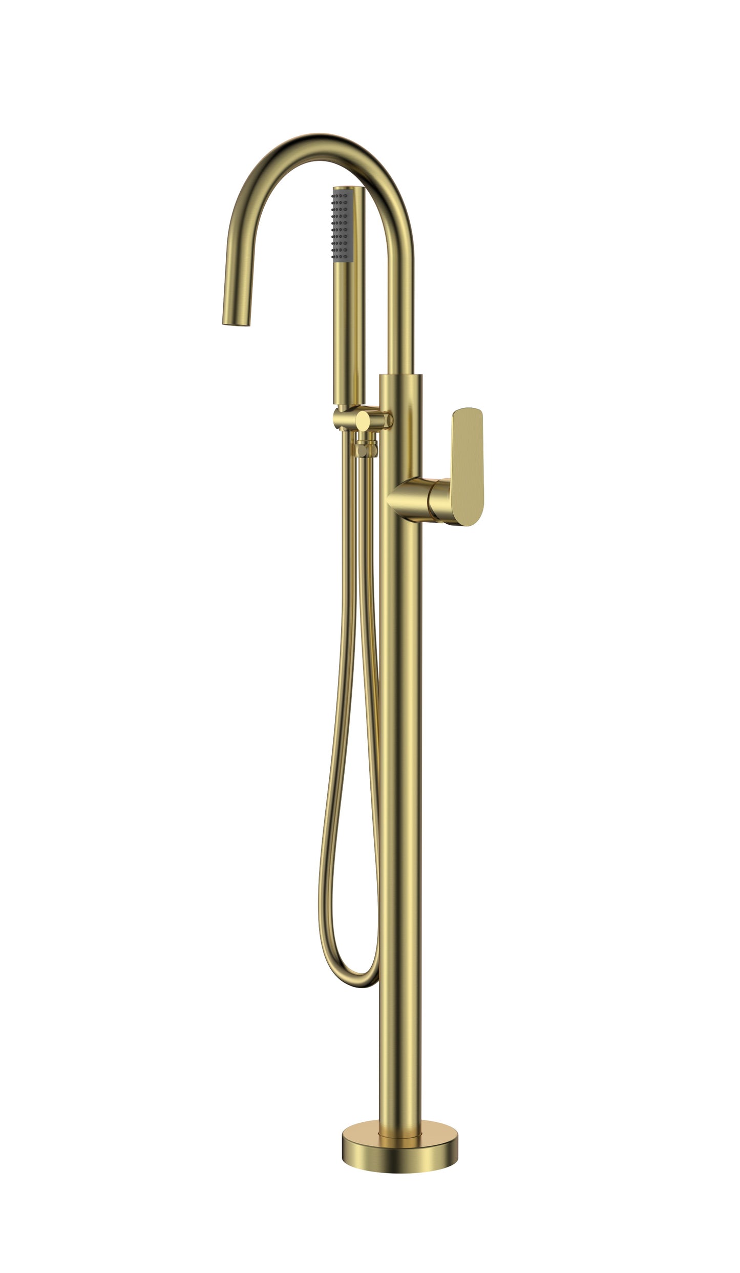 Cobra Seine Bath Mixer Freestanding With 1500mm Hose and Handshower Brushed Gold