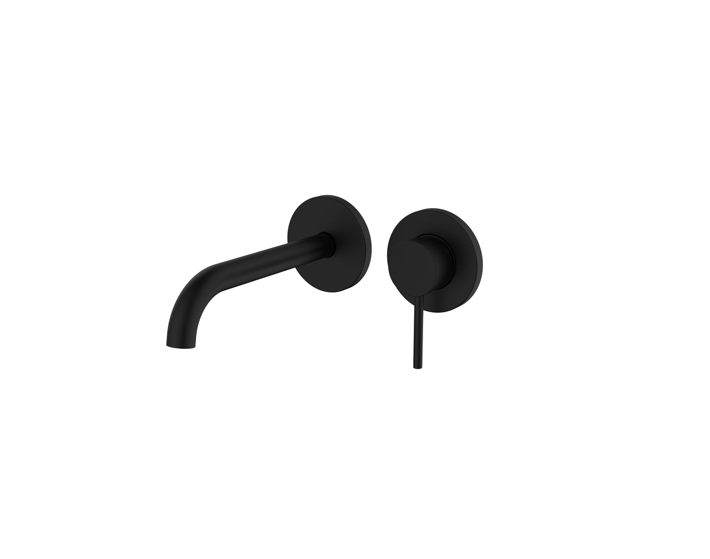 Cobra Tigris Basin Mixer Wall Type 1/2 FI Matte Black
