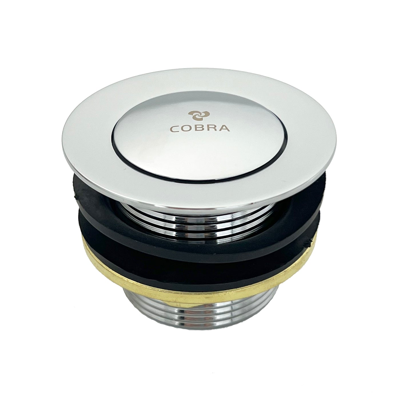 Cobra Click Bath Waste Noslot 1&1/2 Chrome