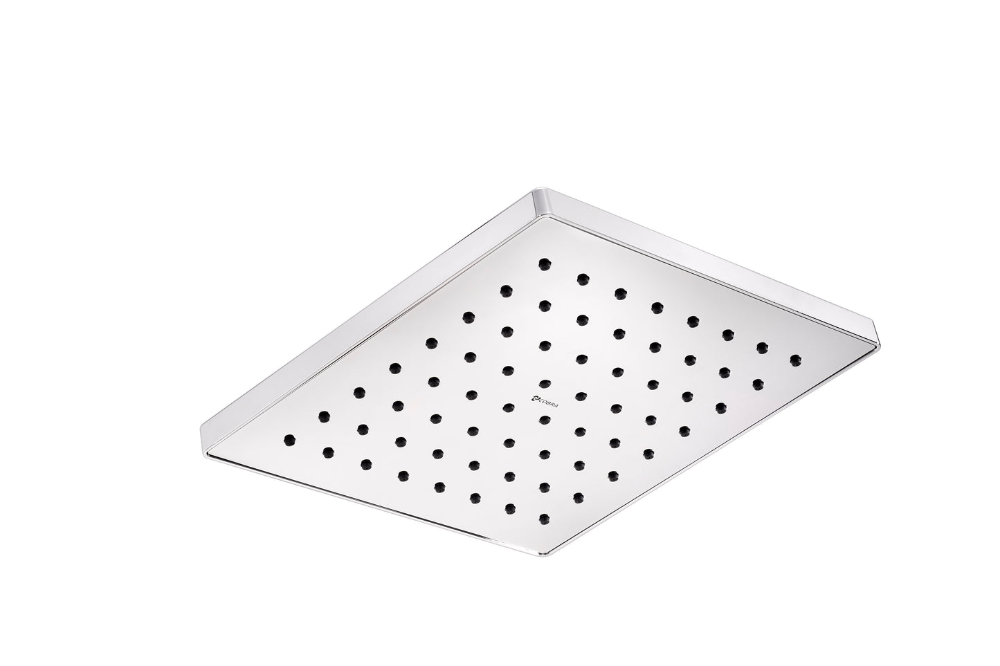 Cobra Arrive Shower Head 1 Spray Square Flow Rate Restricted to 10.0 l/min 200mm Chrome
