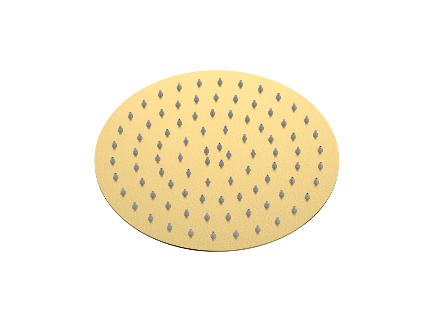 Cobra Seine Shower Head 1 Spray Round 200mm Brushed Gold