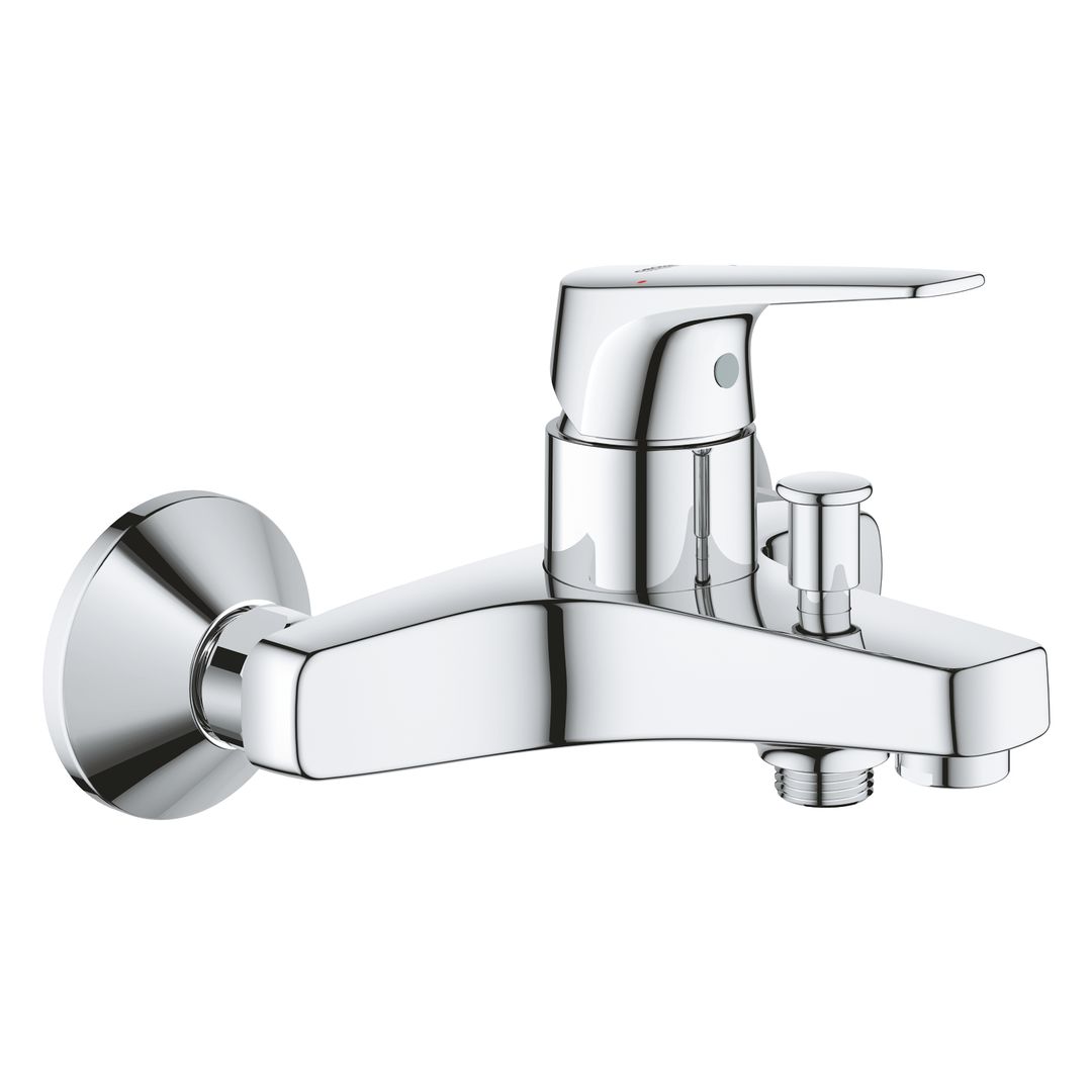 Grohe BauFlow Single-lever bath/shower mixer 1/2" chrome