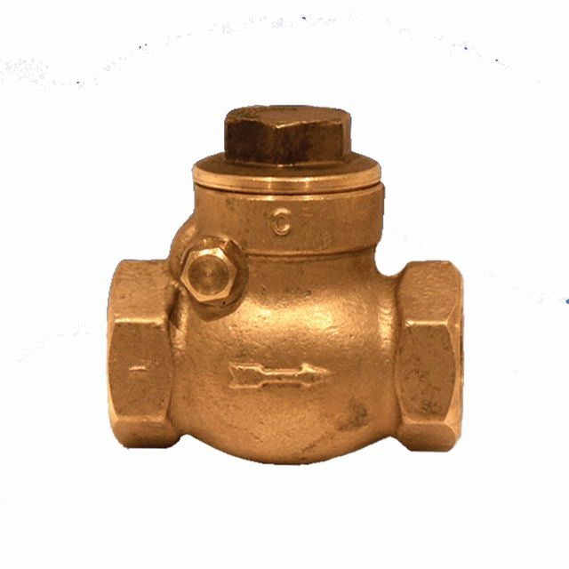 Cobra Swing Check Valve 1022 FXF 1 Rough Brass