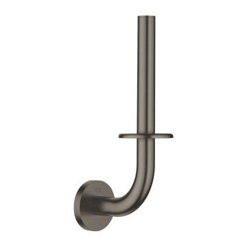 Grohe Essentials Spare toilet paper holder brushed hard graphite