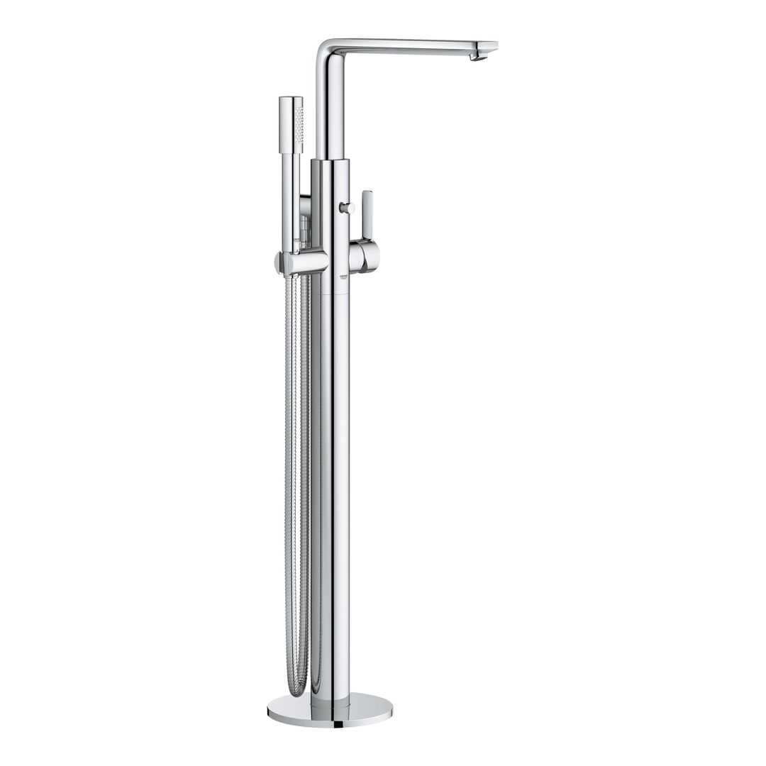 Grohe Lineare Single-lever bath mixer 1/2", floor mounted chrome