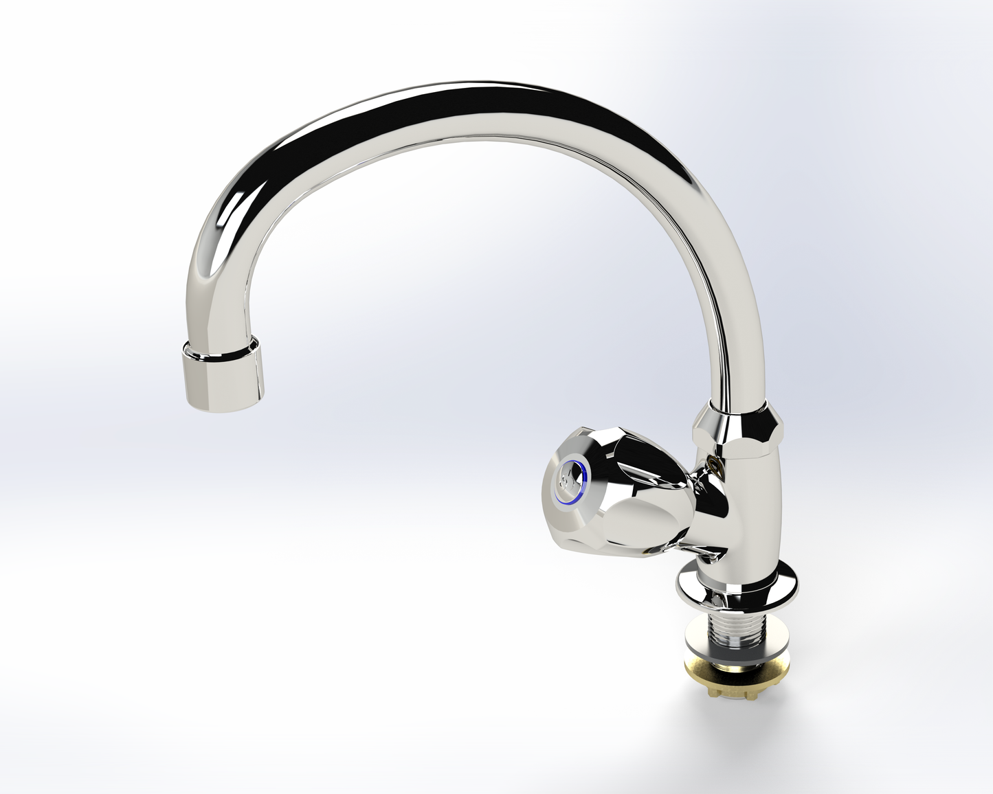 Cobra Stella Original Light Pattern Prep Bowl Tap Pillar Type Swivel Spout Chrome