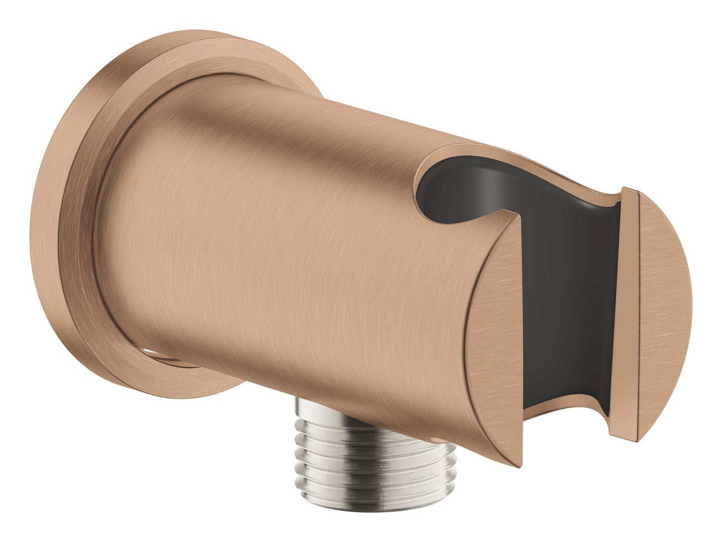 LAUNCHING MARCH 2026 Grohe Rain Shower Wall Union With Holder Brushed Warm Sunset