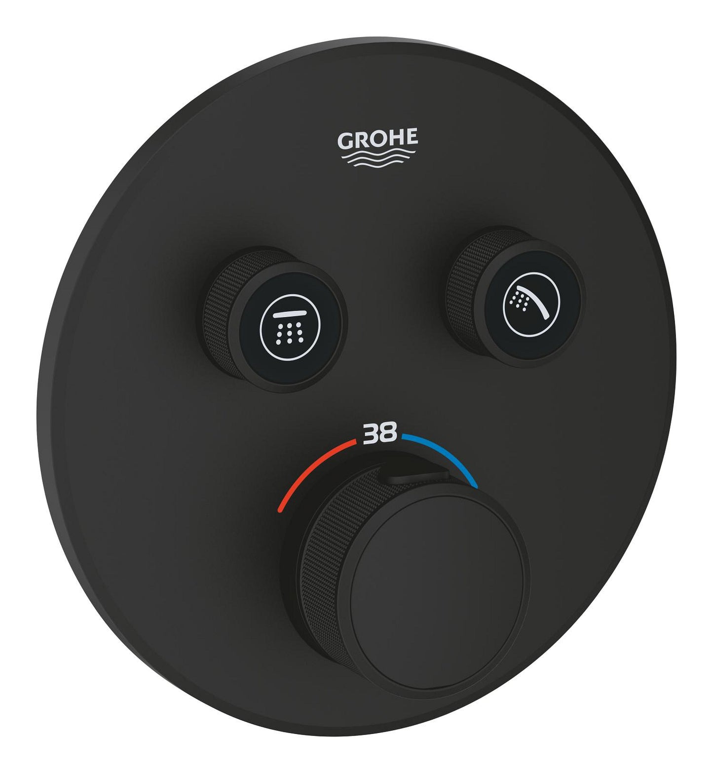 Grohe Grt Smartcontrol Thm Trimset Round 2Sc Phantom Black