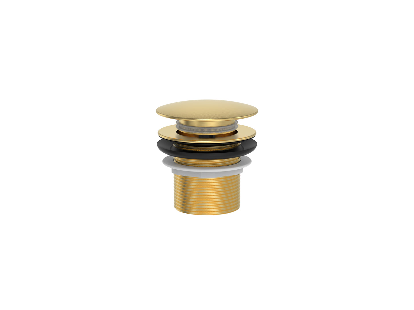 Cobra Seine Waste Bath Unslotted Brushed Gold