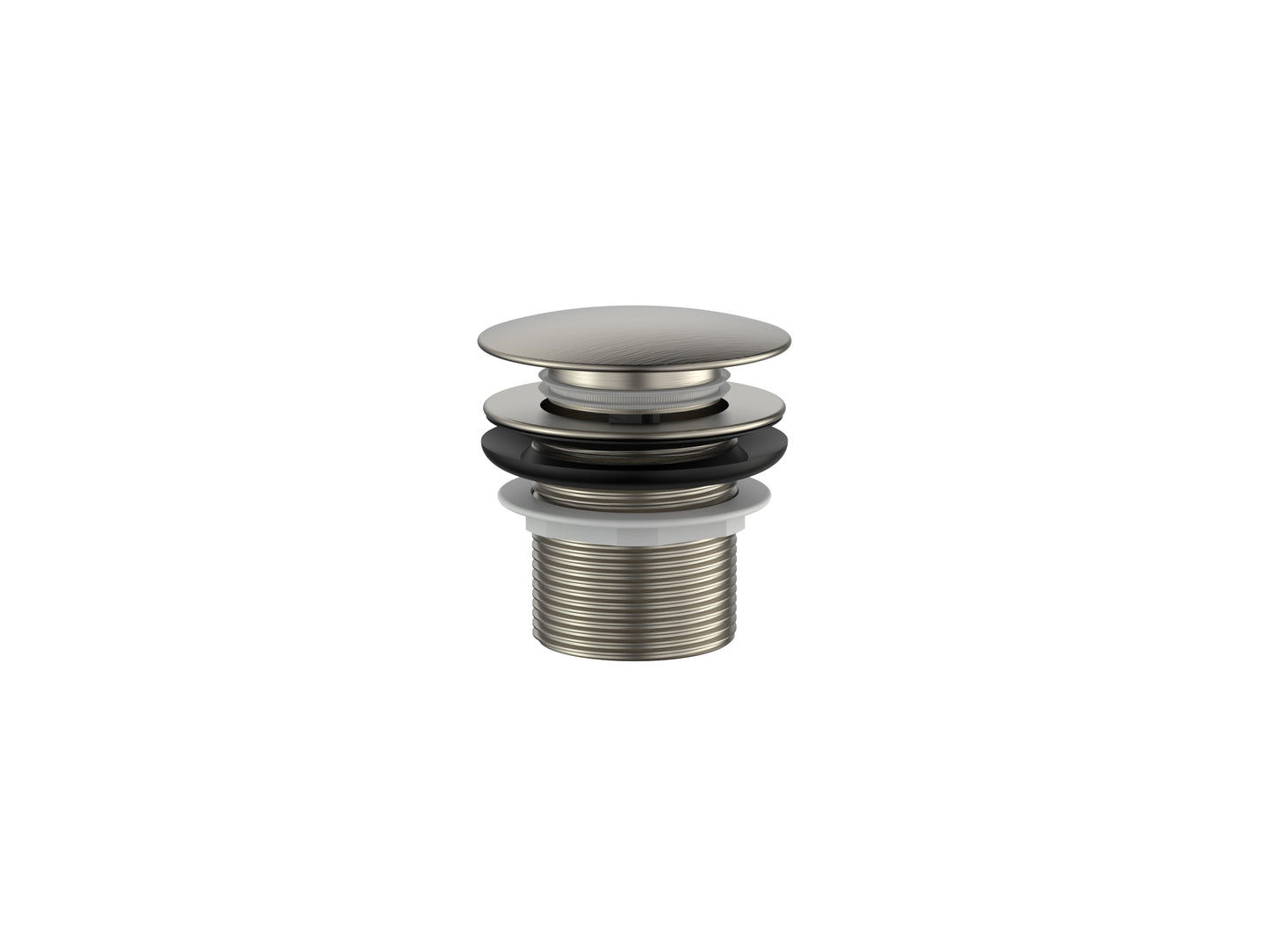 Cobra Seine Waste Bath Unslotted Brushed Nickel