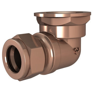 Cobra Compression Red Elbow FIXC 3/4X15 Rough Brass