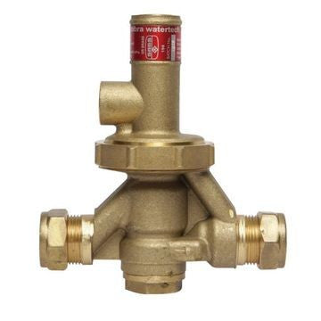 Cobra MF1 Pressure Control Valve 400kPa 22mm CXC Rough Brass