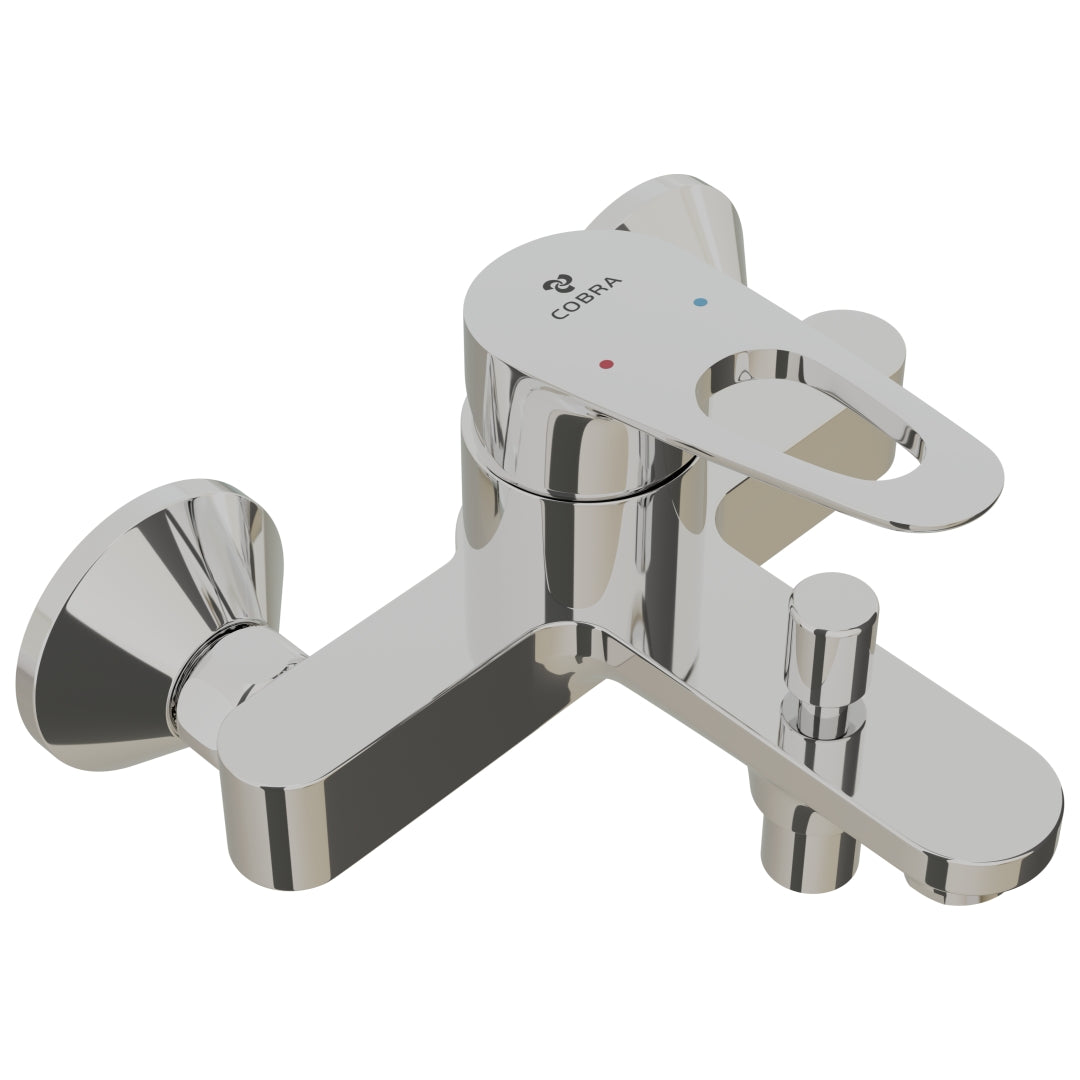 Cobra Den Bath Mixer Exposed Wall Type Chrome