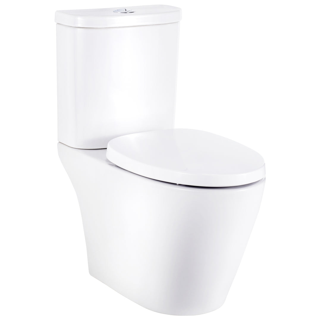 Cobra Pause Close Couple Suite + Seat Box Rim 3&4.2L Flush with Pan Connector White