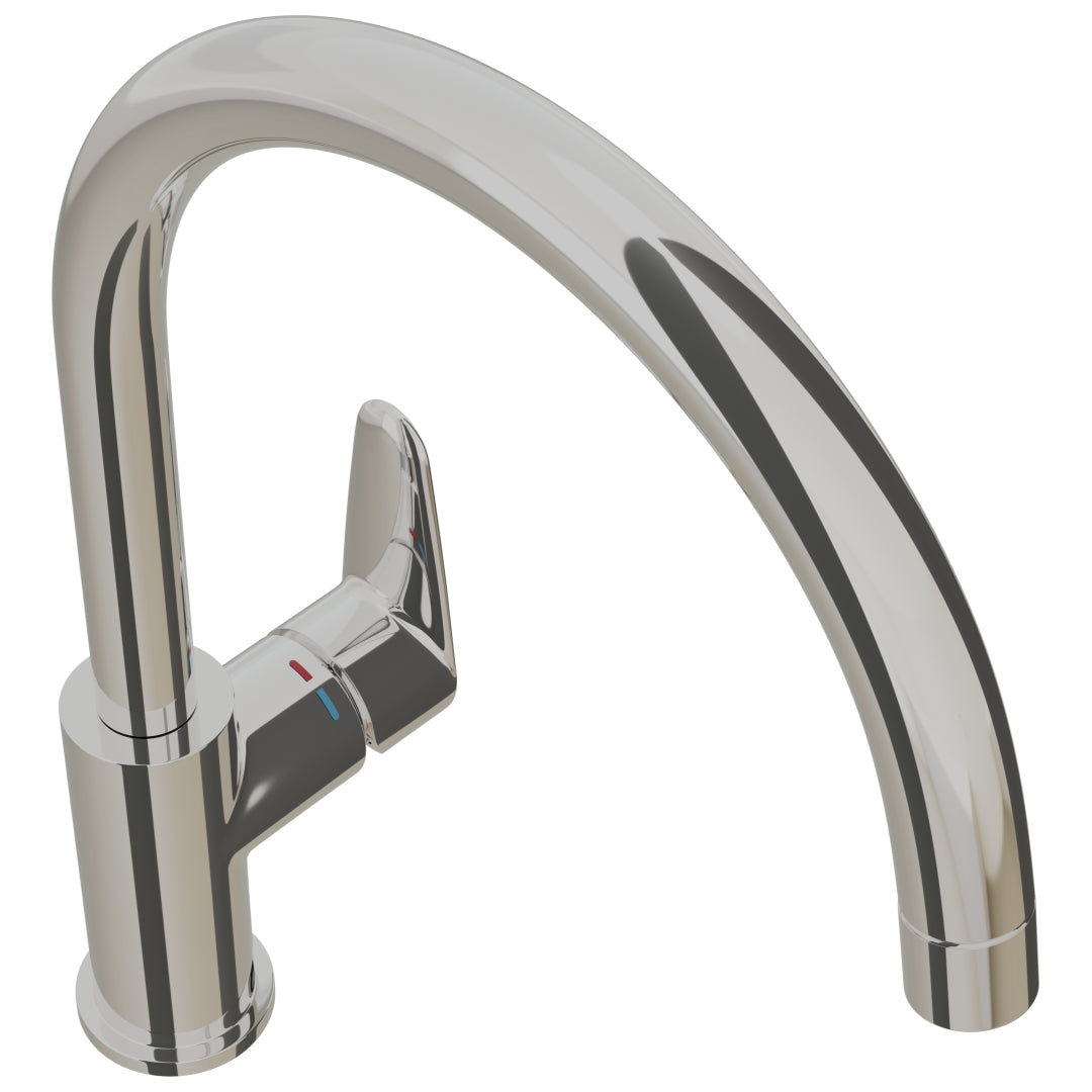 Cobra Pause Sink Mixer Pillar Type C-Spout Chrome
