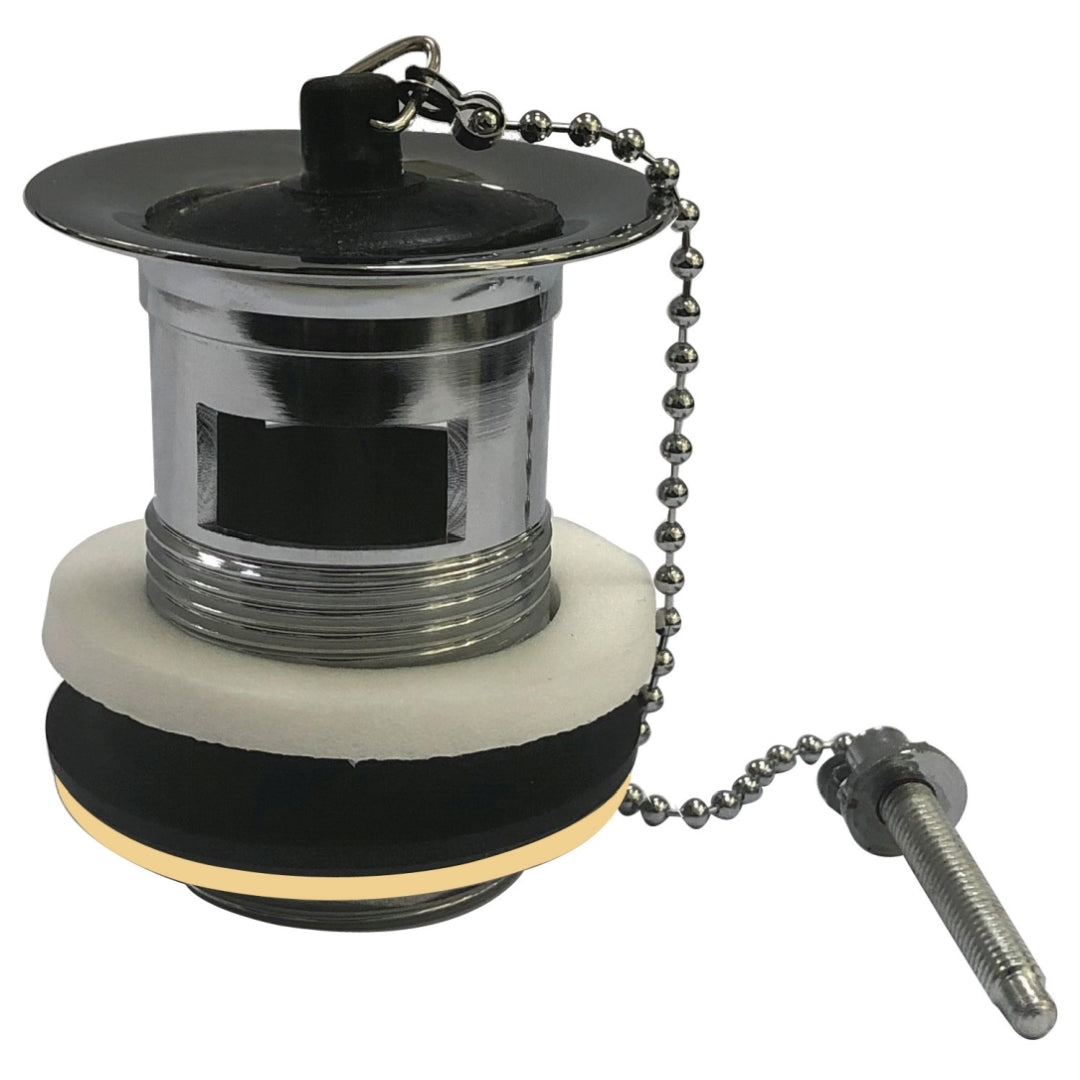 Cobra Waste Basin Slotted With Chain & Stay 1&1/4Chrome