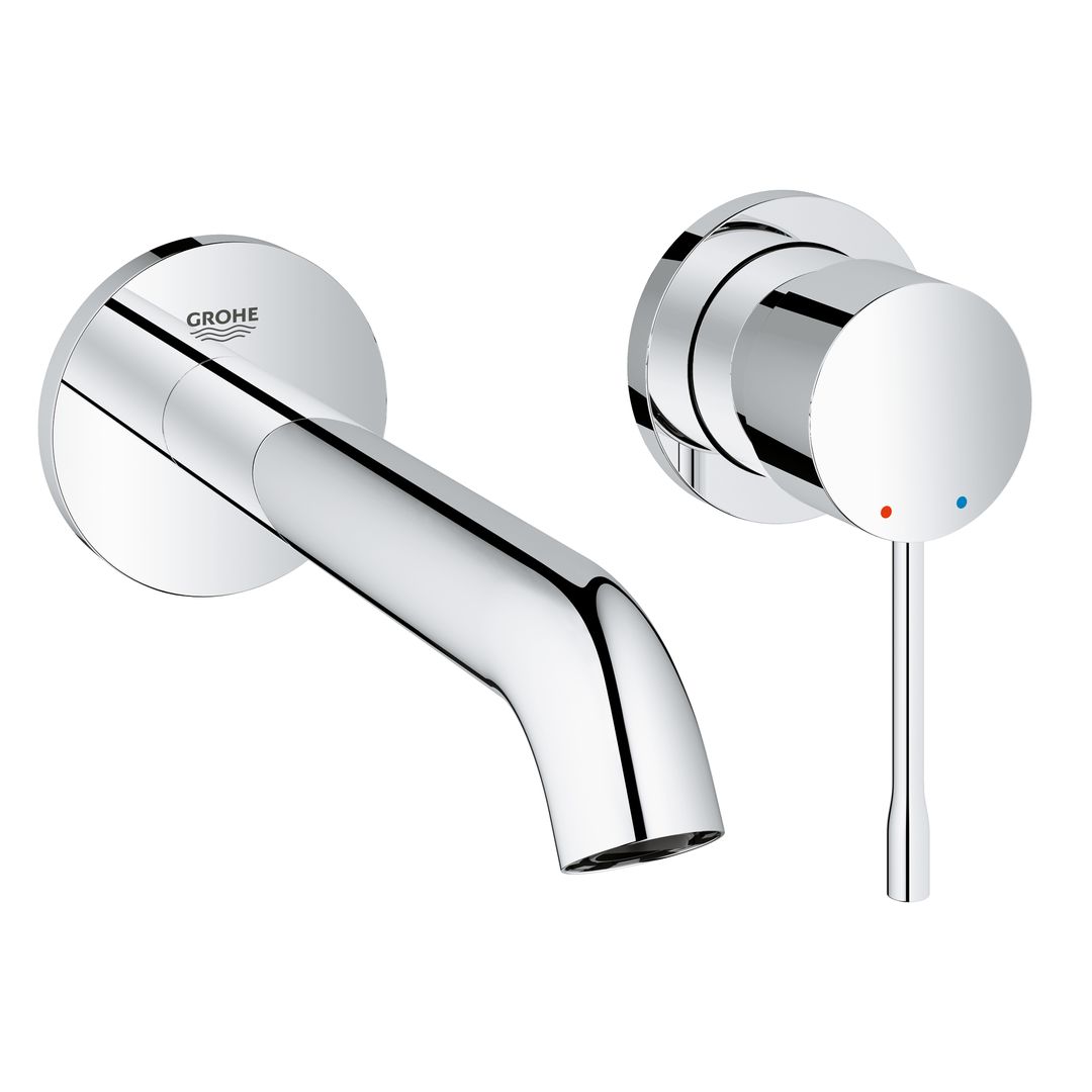 Grohe Essence Two-Hole Basin Mixer M-Size Chrome