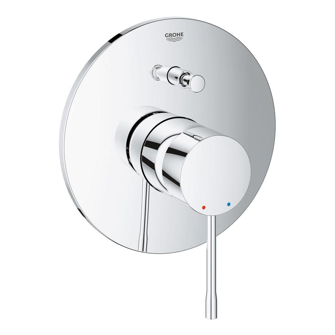 Grohe Essence Single-lever bath/shower mixer trim chrome