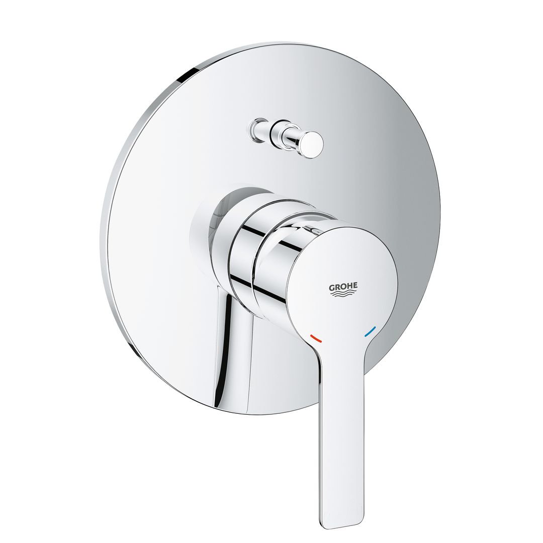 Grohe Lineare Single-lever bath/shower mixer trim chrome