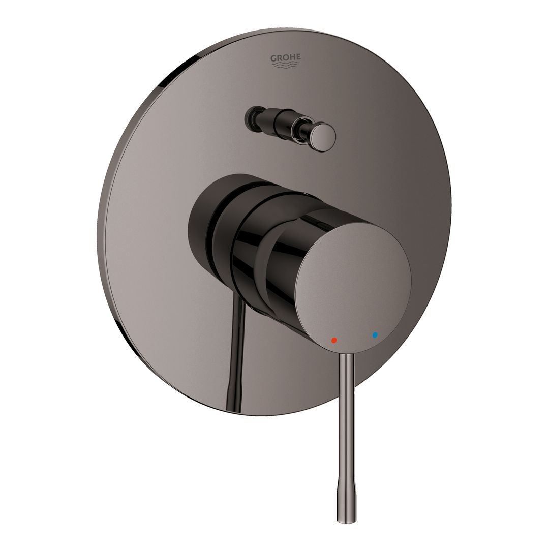 Grohe Essence Single-lever bath/shower mixer trim hard graphite