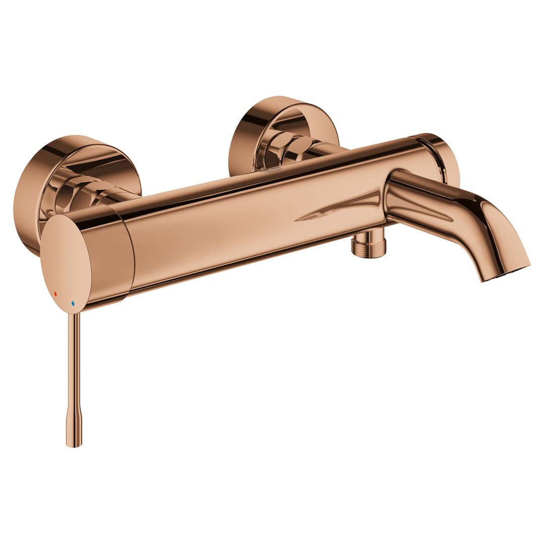 Grohe Essence Single-lever bath/shower mixer 1/2" warm sunset