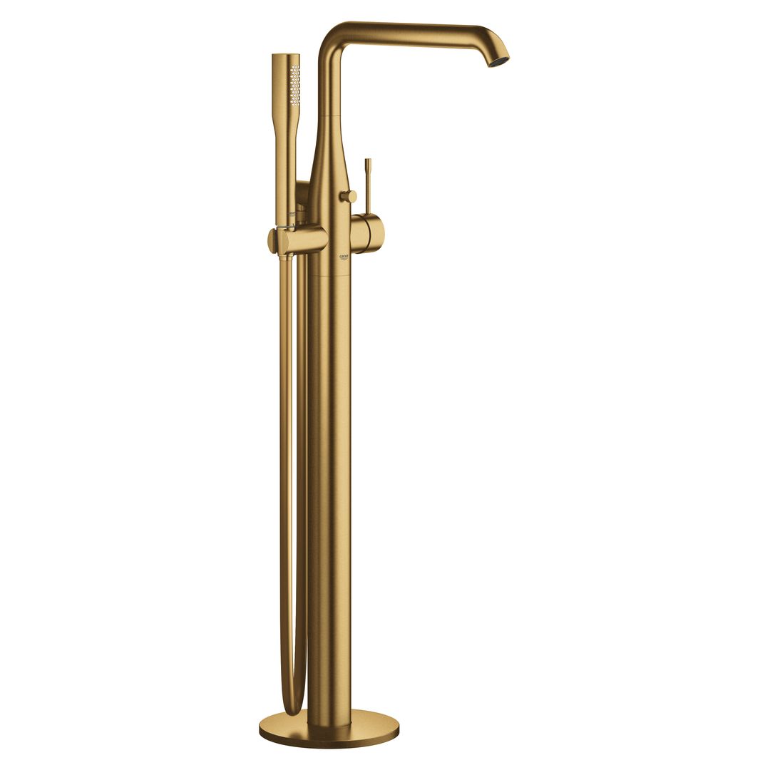 Grohe Essence Single-lever bath mixer 1/2", floor mounted brushed cool sunrise