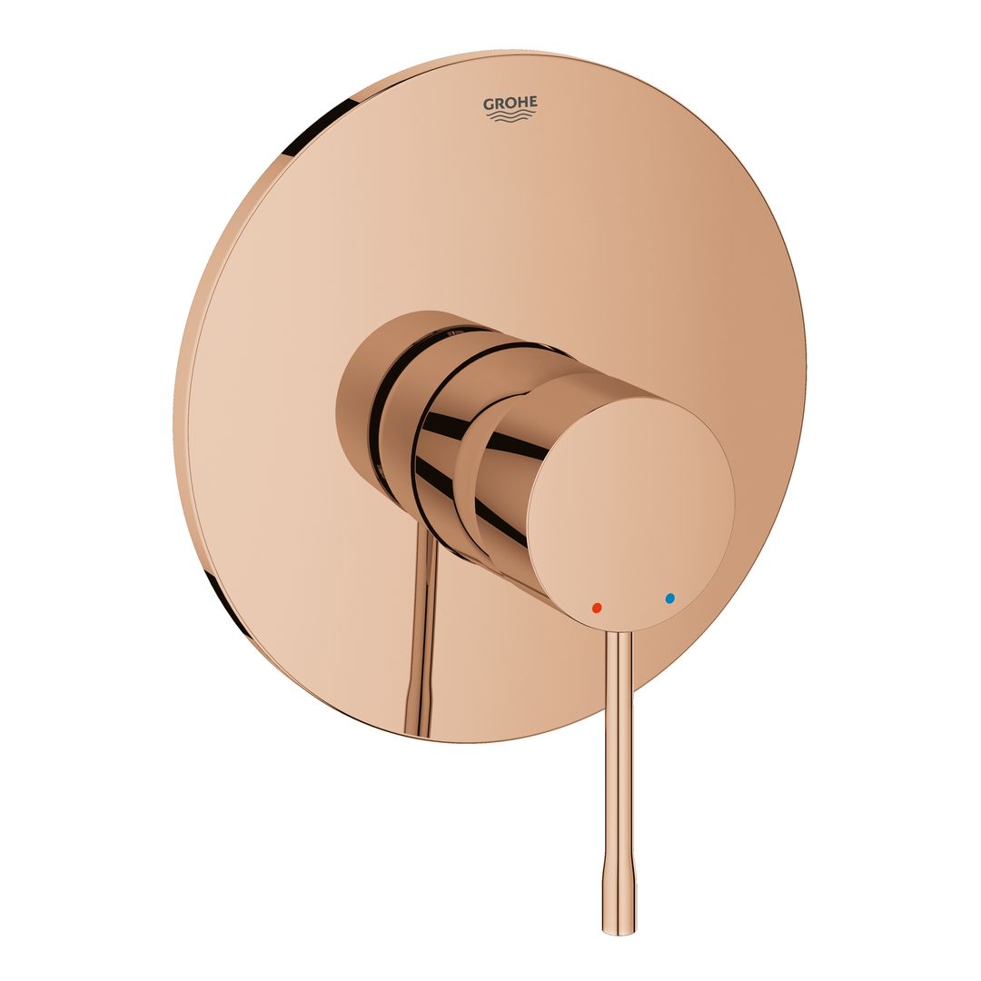 Grohe Essence Single-lever shower mixer trim warm sunset