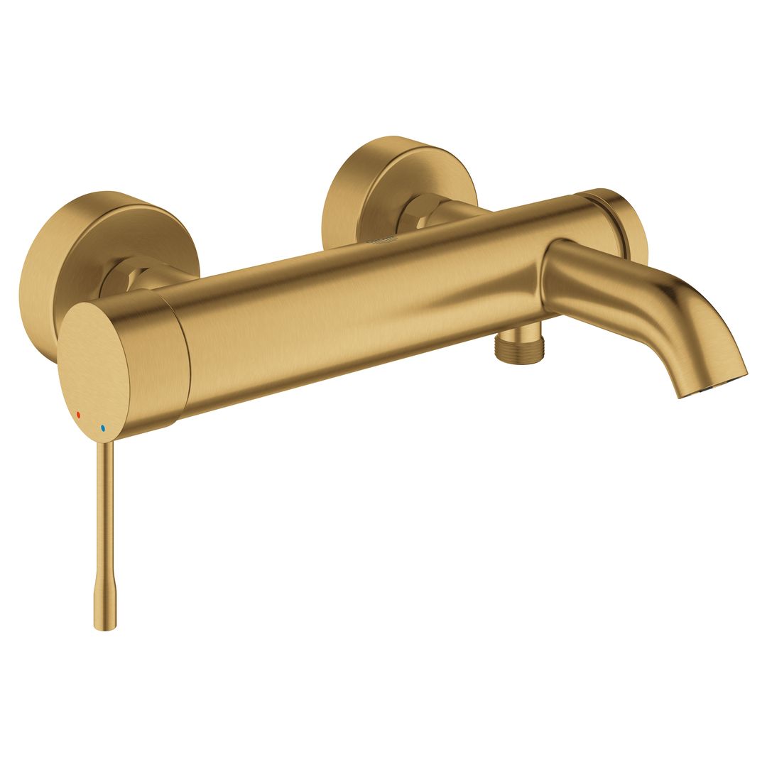 Grohe Essence Single-lever bath/shower mixer 1/2" brushed cool sunrise