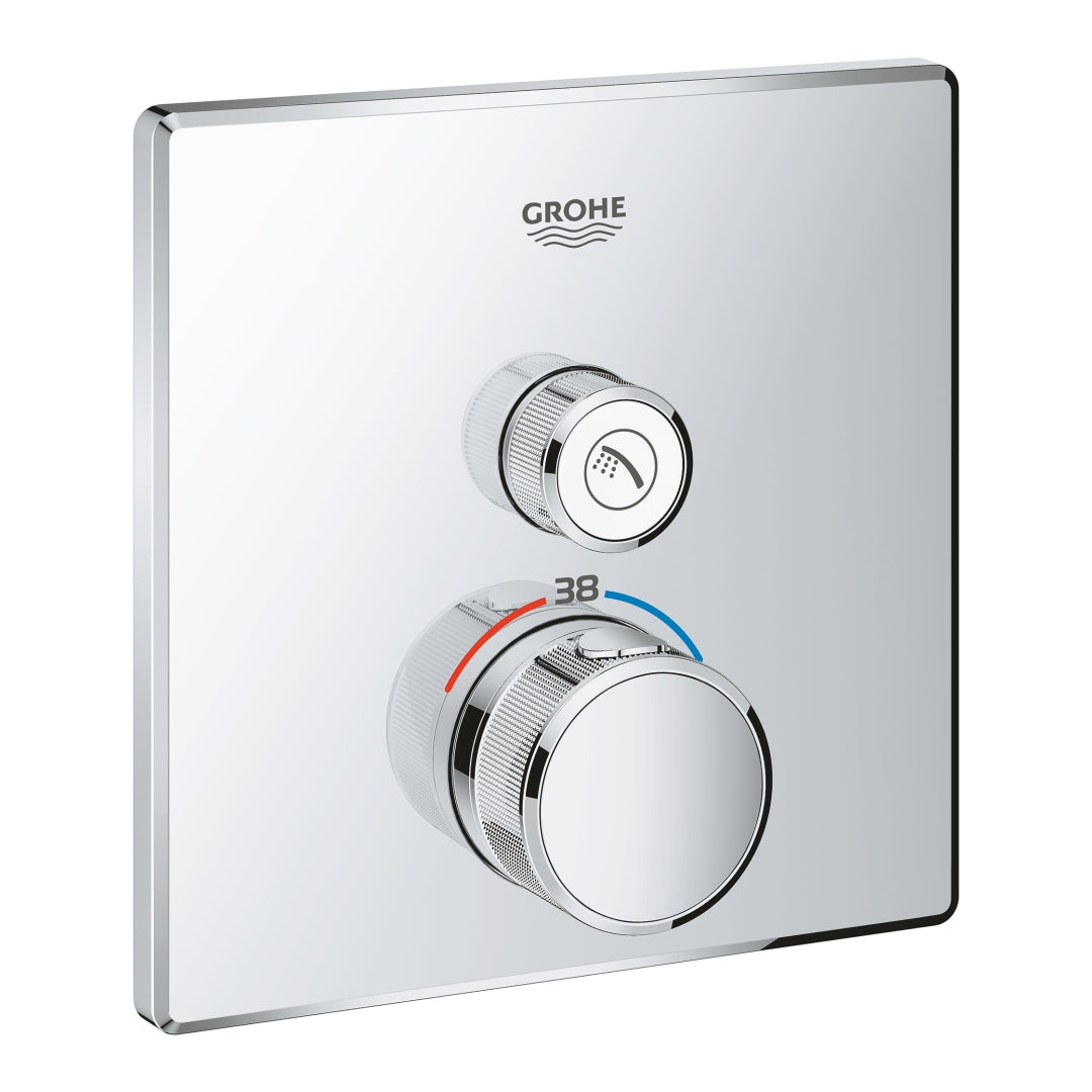 Grohe Grohtherm SmartControl Thermostat for concealed installation with one valve chrome