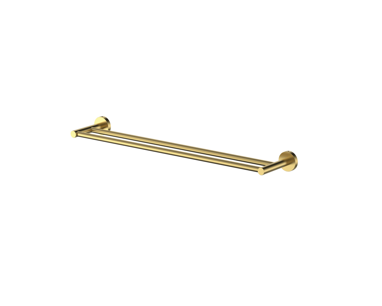 Cobra Seine Double Towel Rail 600mm Brushed Gold