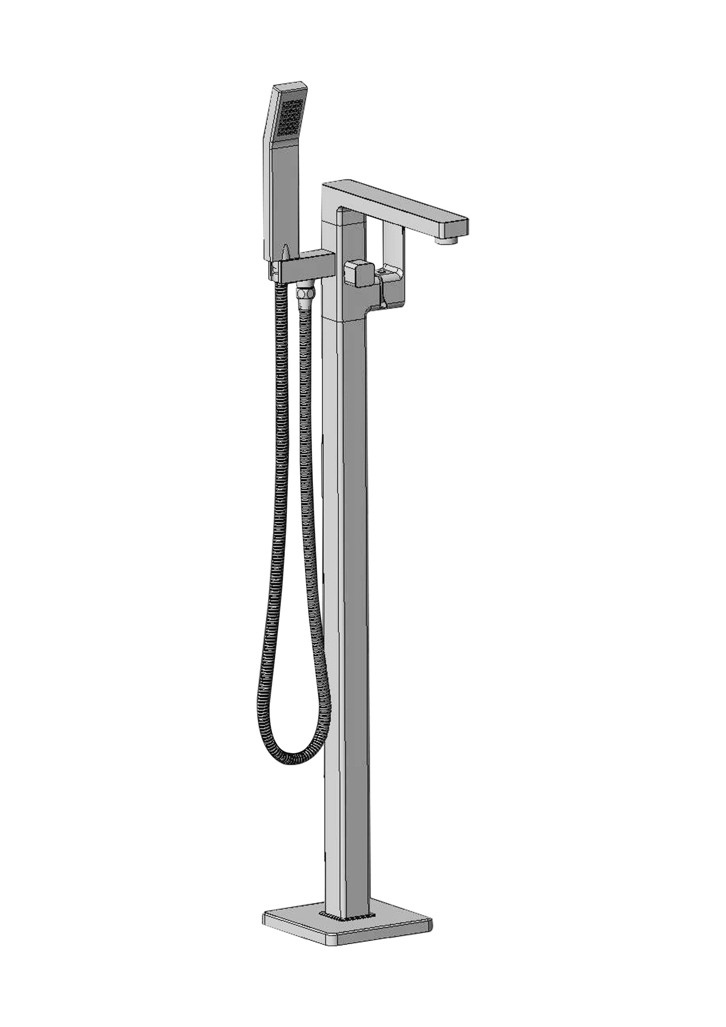 Cobra Arrive Bath Mixer Freestanding Chrome