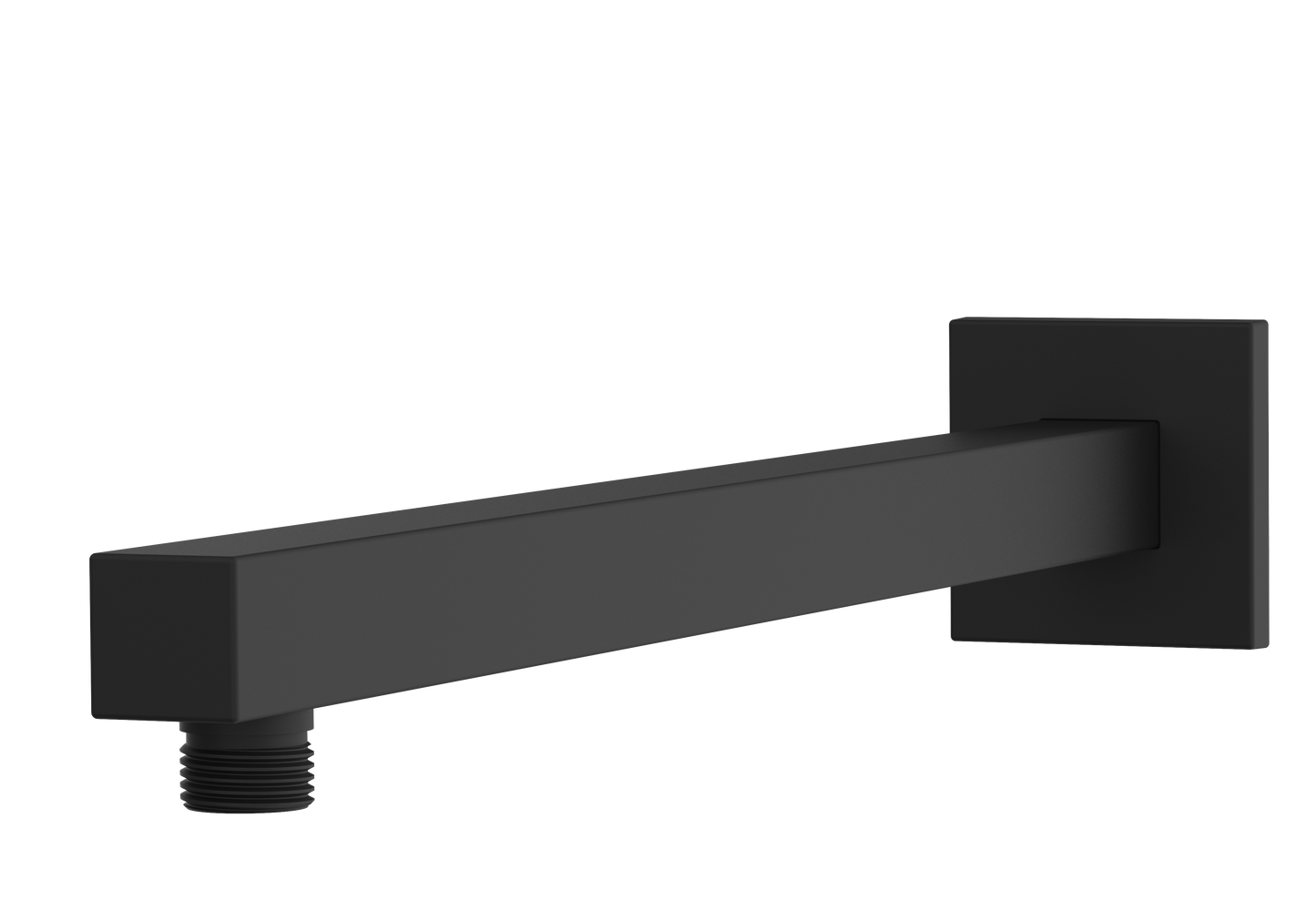 Cobra Arrive Shower Arm Square 400mm Matte Black