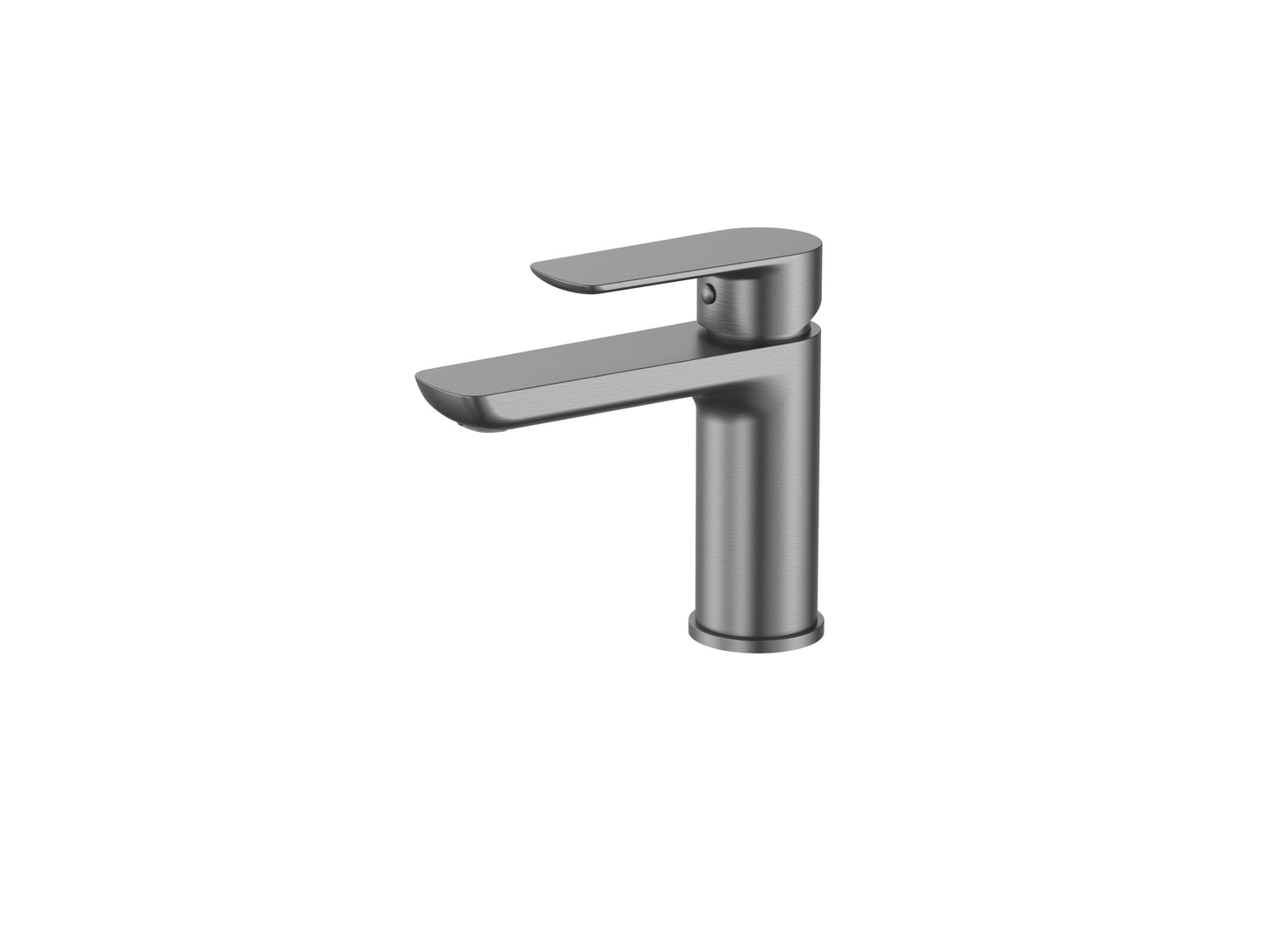 Cobra Seine Basin Mixer Brushed Gun Grey
