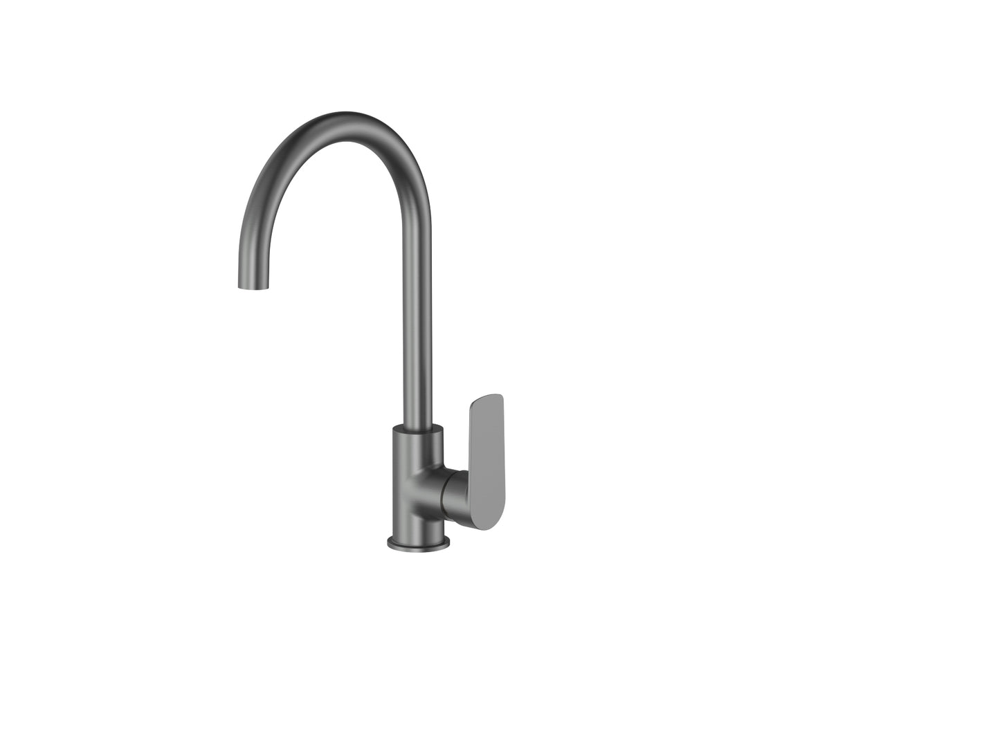 Cobra Seine Sink Mixer Pillar Type Brushed Gun Grey