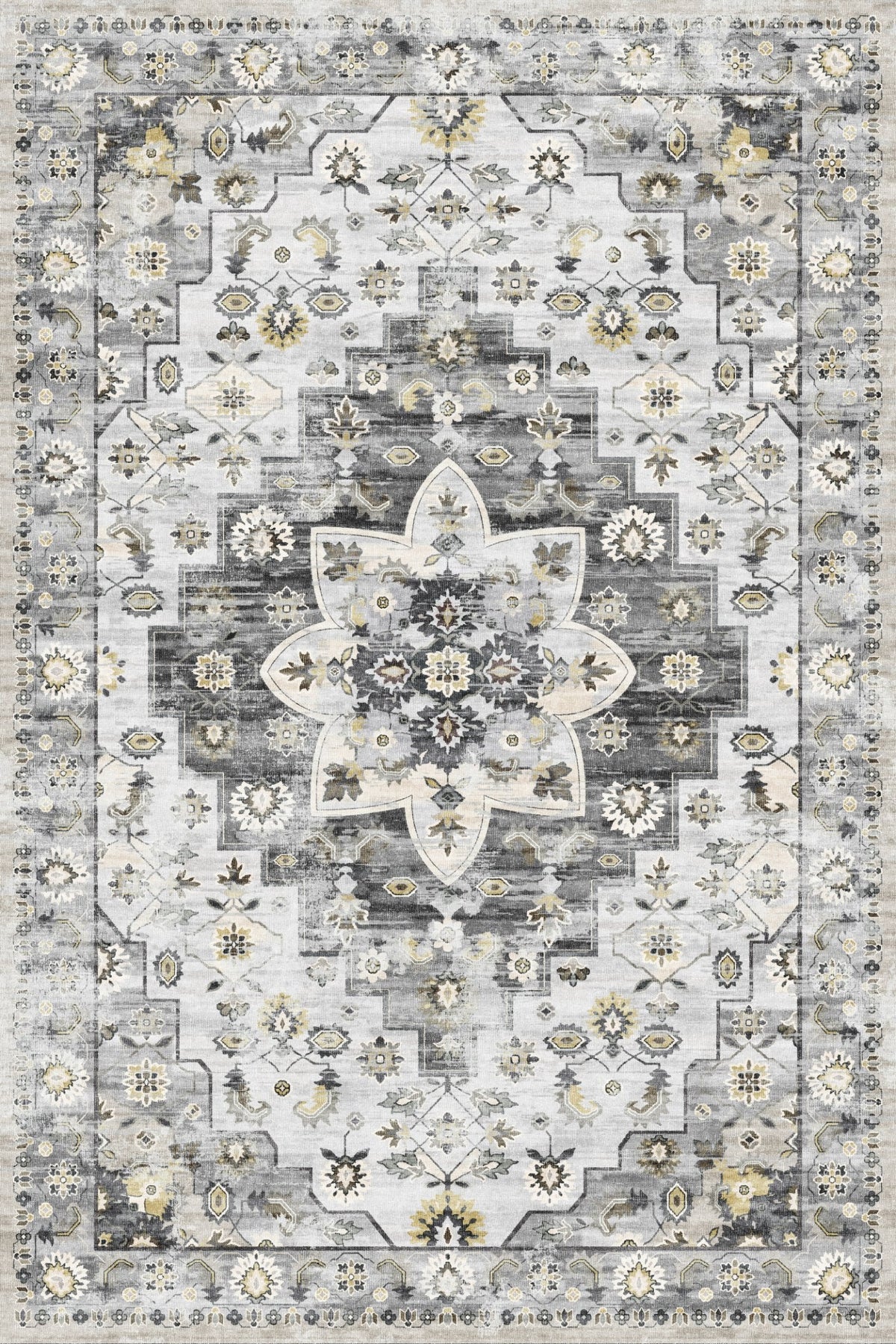Wonder Rug Vintage Silver Majesty