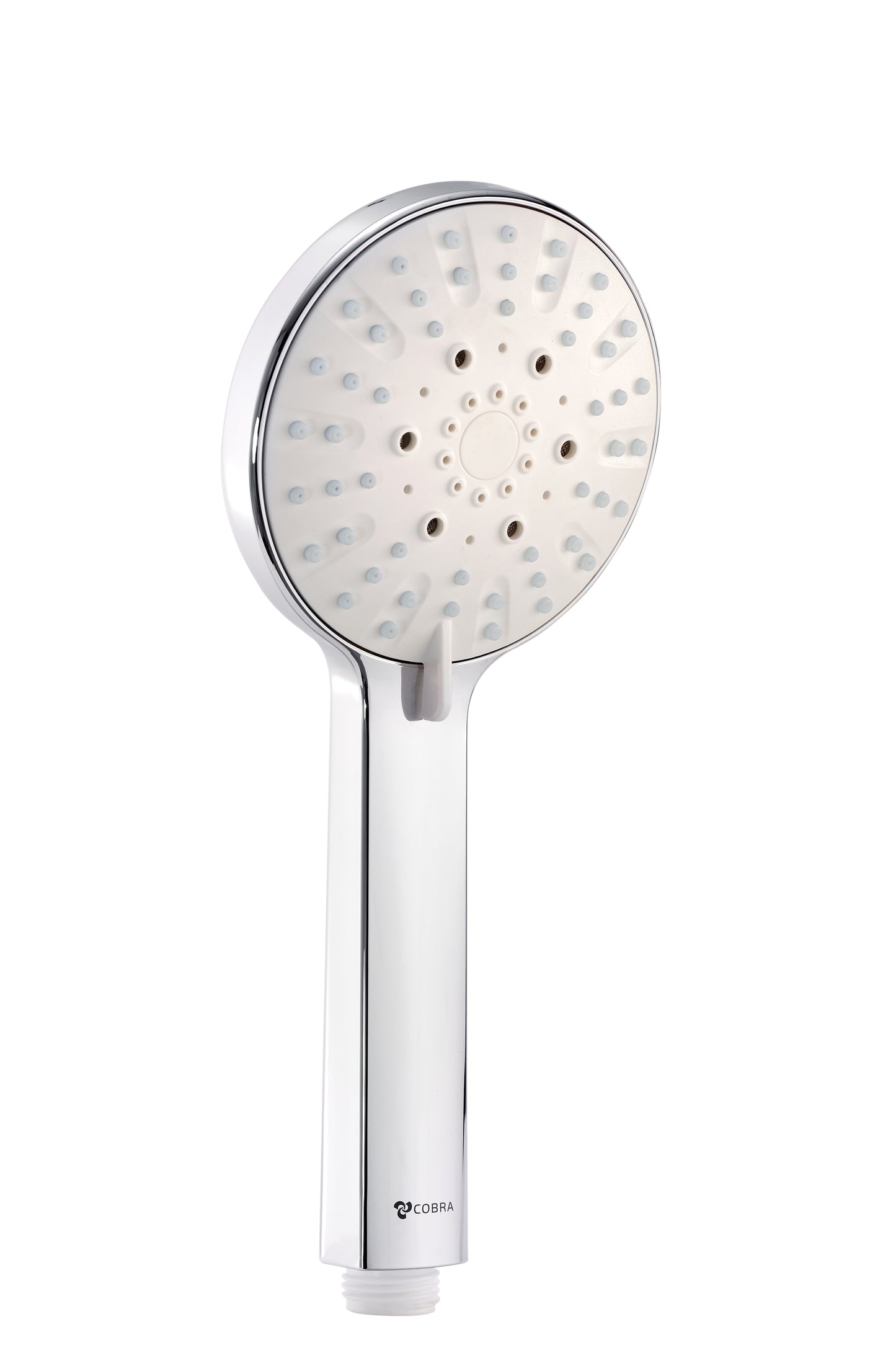 Cobra Den Handshower Round 3 Sprays 100mm White Faceplate