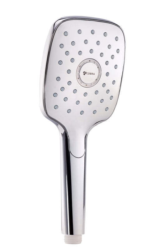 Cobra Pause Hand Shower Square Chrome