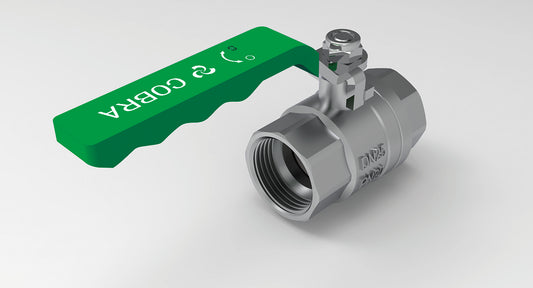 Cobra Ball O Flo Ball Valve 1"FI Chrome