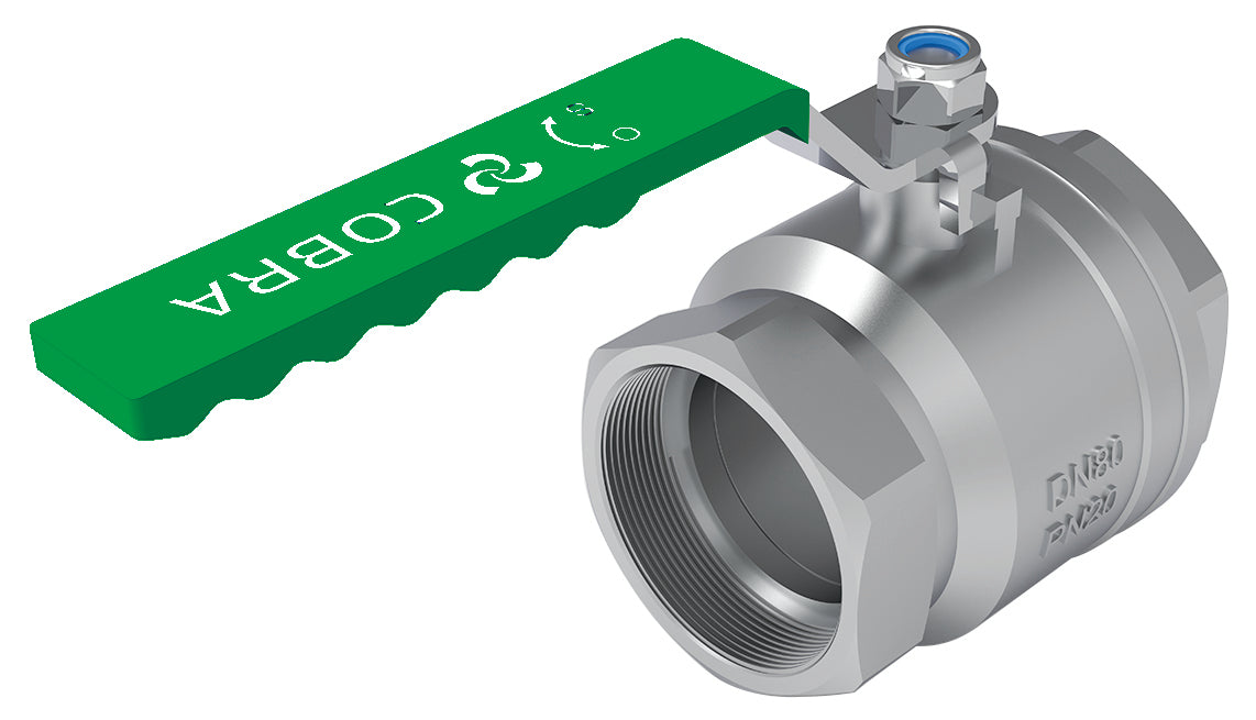 Cobra Ball O Flo Ball Valve 3"FI Chrome