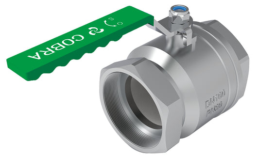 Cobra Ball O Flo Ball Valve 4"FI Chrome