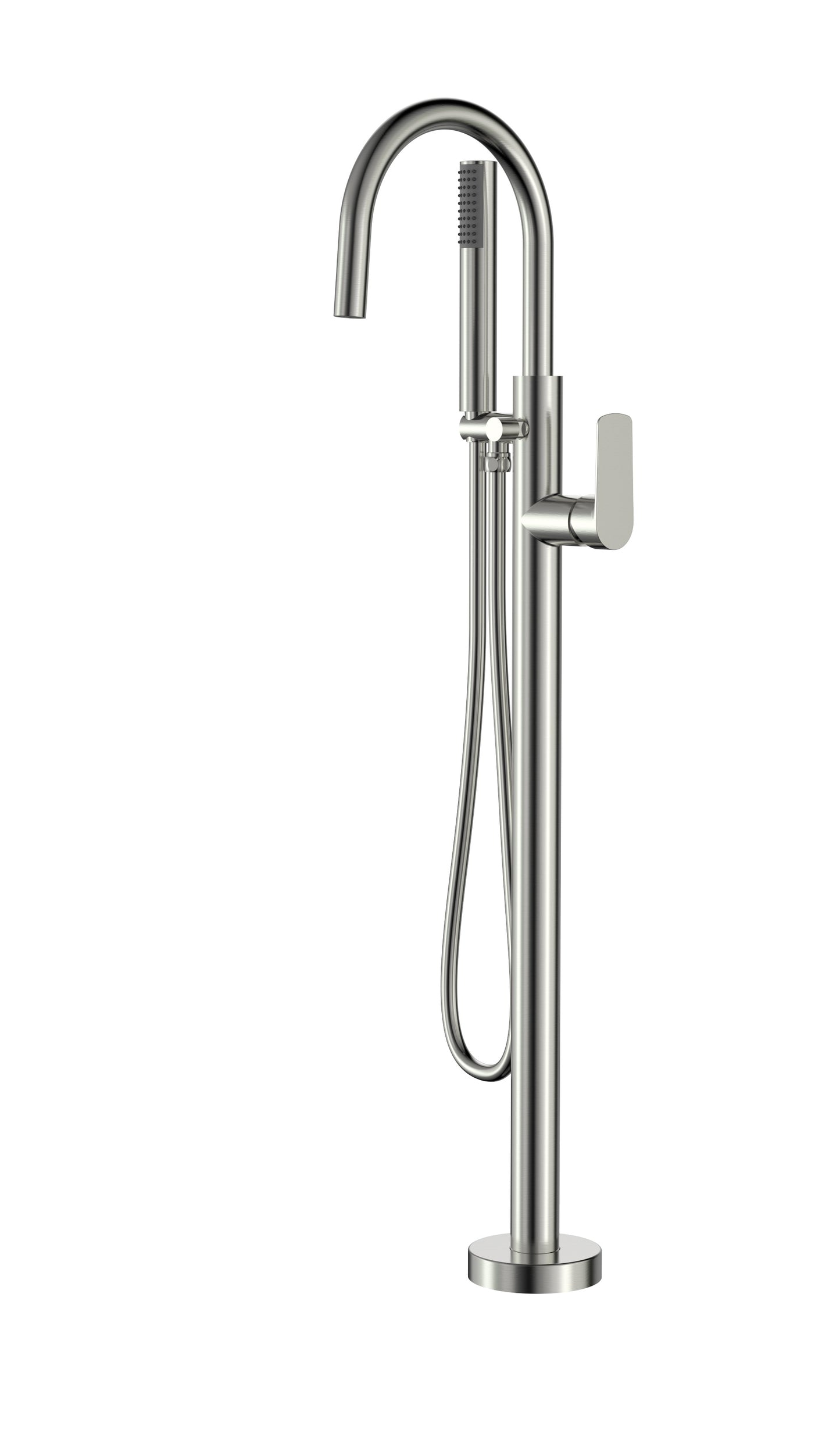 Cobra Seine Bath Mixer Freestanding With 1500mm Hose and Handshower Brushed Nickel