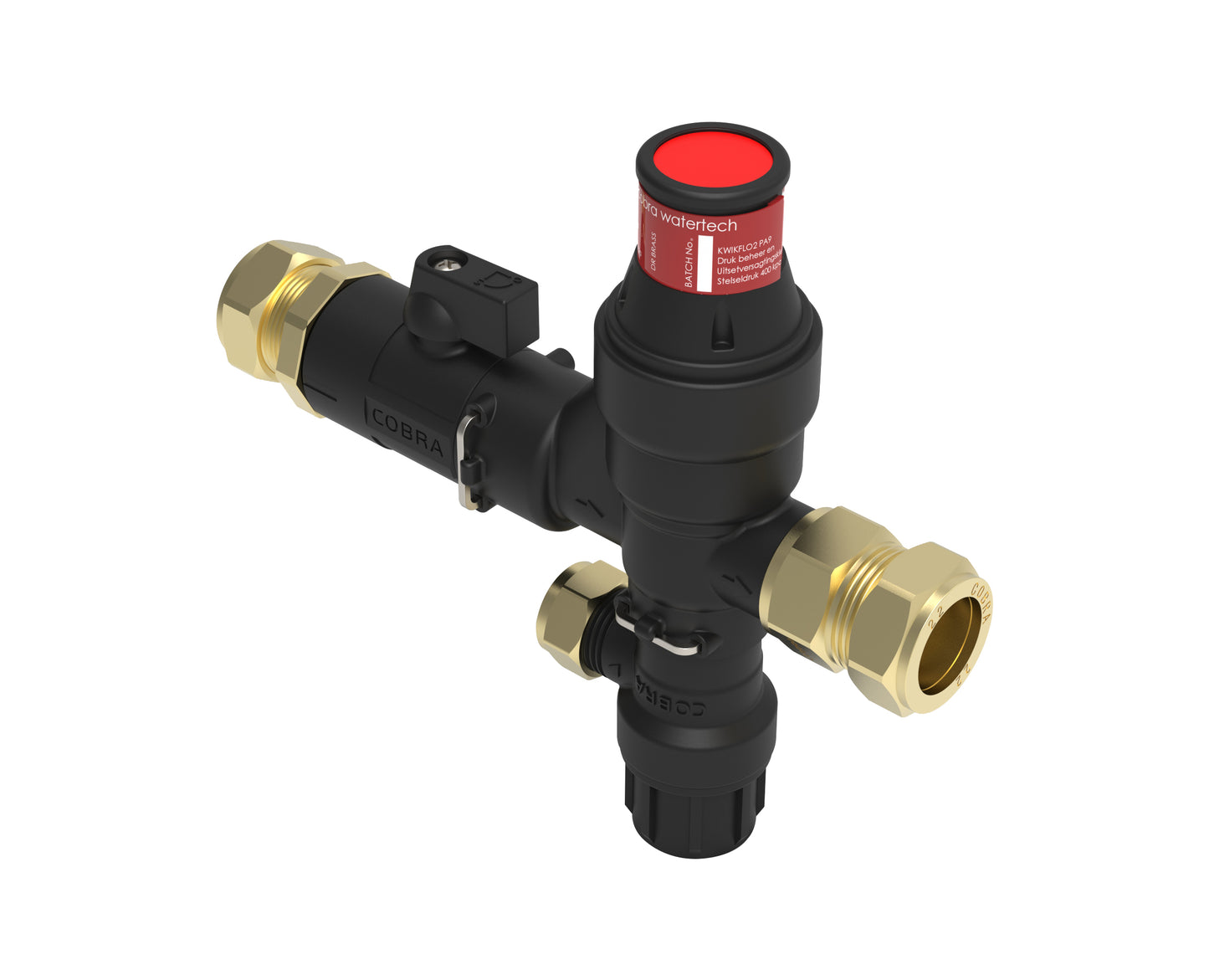 Cobra Pressure Control Valve Inline 400kPa CXC 22mm Polymer