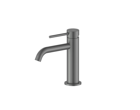 Cobra Tigris Basin Mixer Pillar Type Standard 1/2 FI Brushed Gun Grey