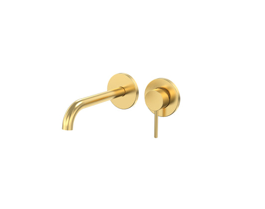 Cobra Tigris Basin Mixer Wall Type 1/2 FI Brushed Gold