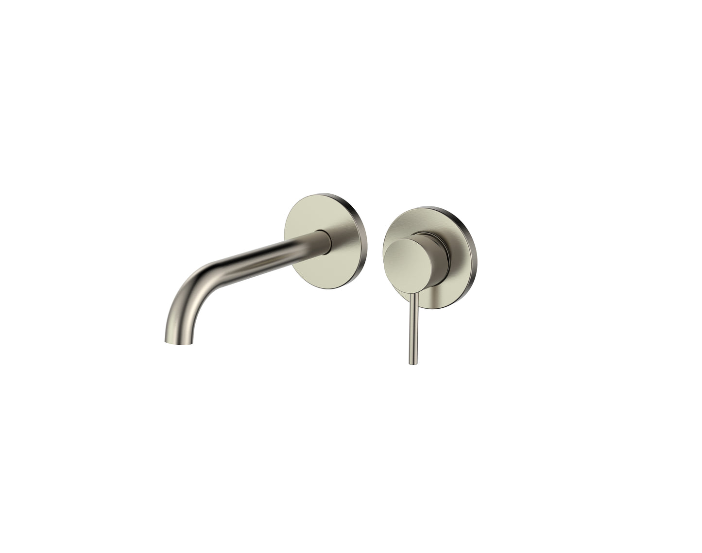 Cobra Tigris Basin Mixer Wall Type 1/2 FI Brushed Nickel