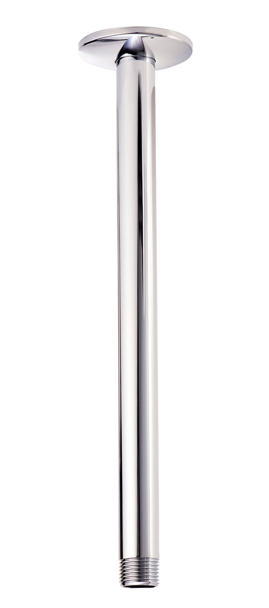 Cobra Shower Arm Vertical Brass 300mm Chrome