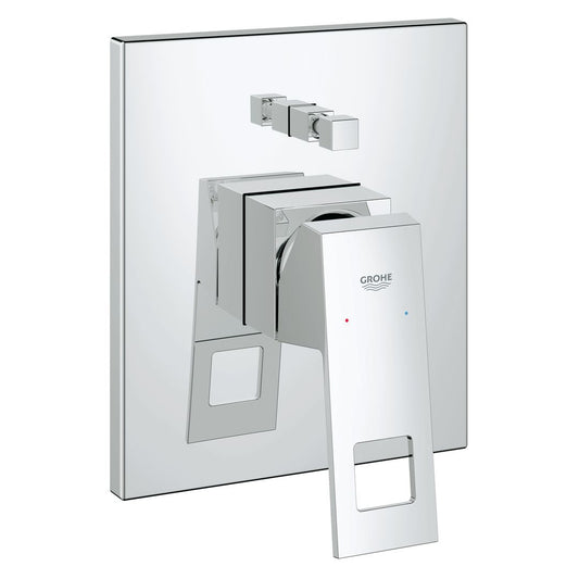 Grohe Eurocube Single-lever bath/shower mixer trim chrome